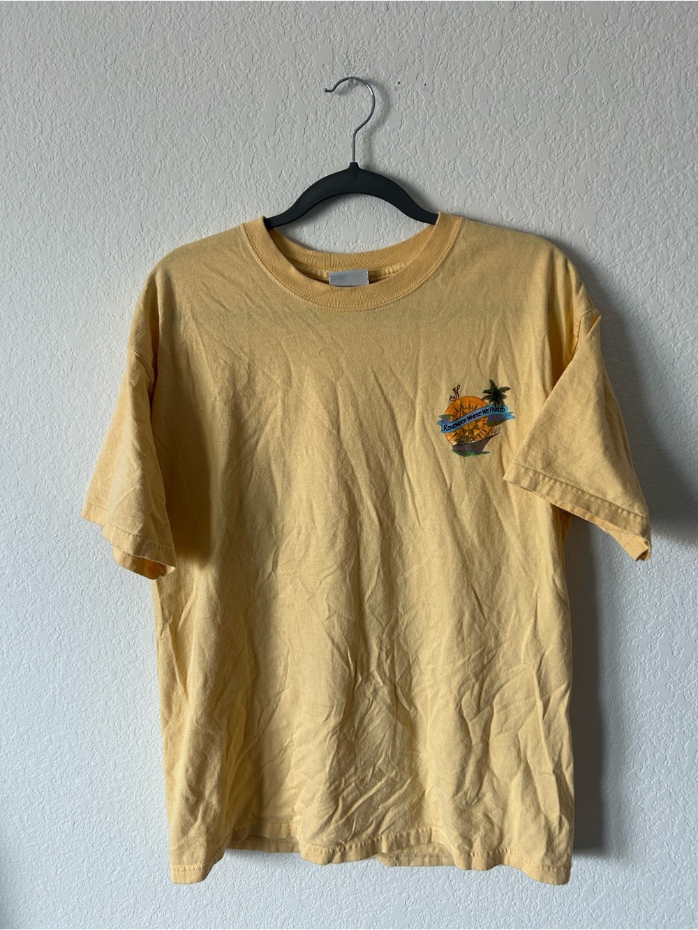 Vintage Caribbean Soul "Remember Where We Parked" Graphic Tee L